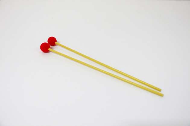 C115A,C115B,C115C - 木鐵琴棒(毛線)-高音紅,中音綠,低音 1