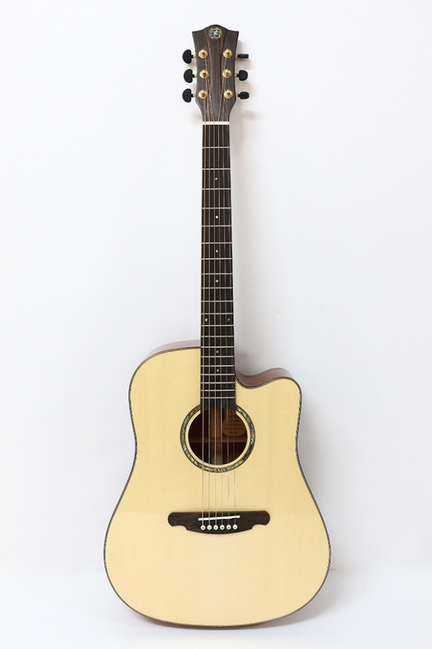 AGAK500 41吋全單板 西提卡雲杉,非洲桃花芯 民謠吉他 1