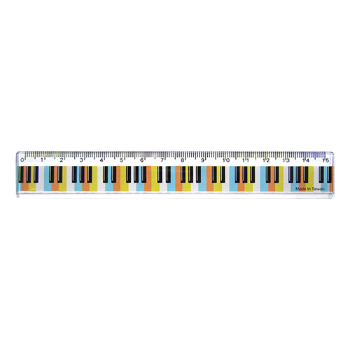 彩色鍵盤尺